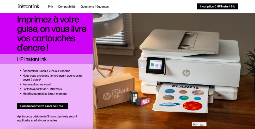 Reb test HP Ink dans le magazine Rebellissime