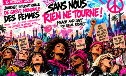 13 octobre 2026 — Grève mondiale des femmes : et si, pour une fois, nous arrêtions de faire tourner le monde ? Journée mondiale grève des femmes